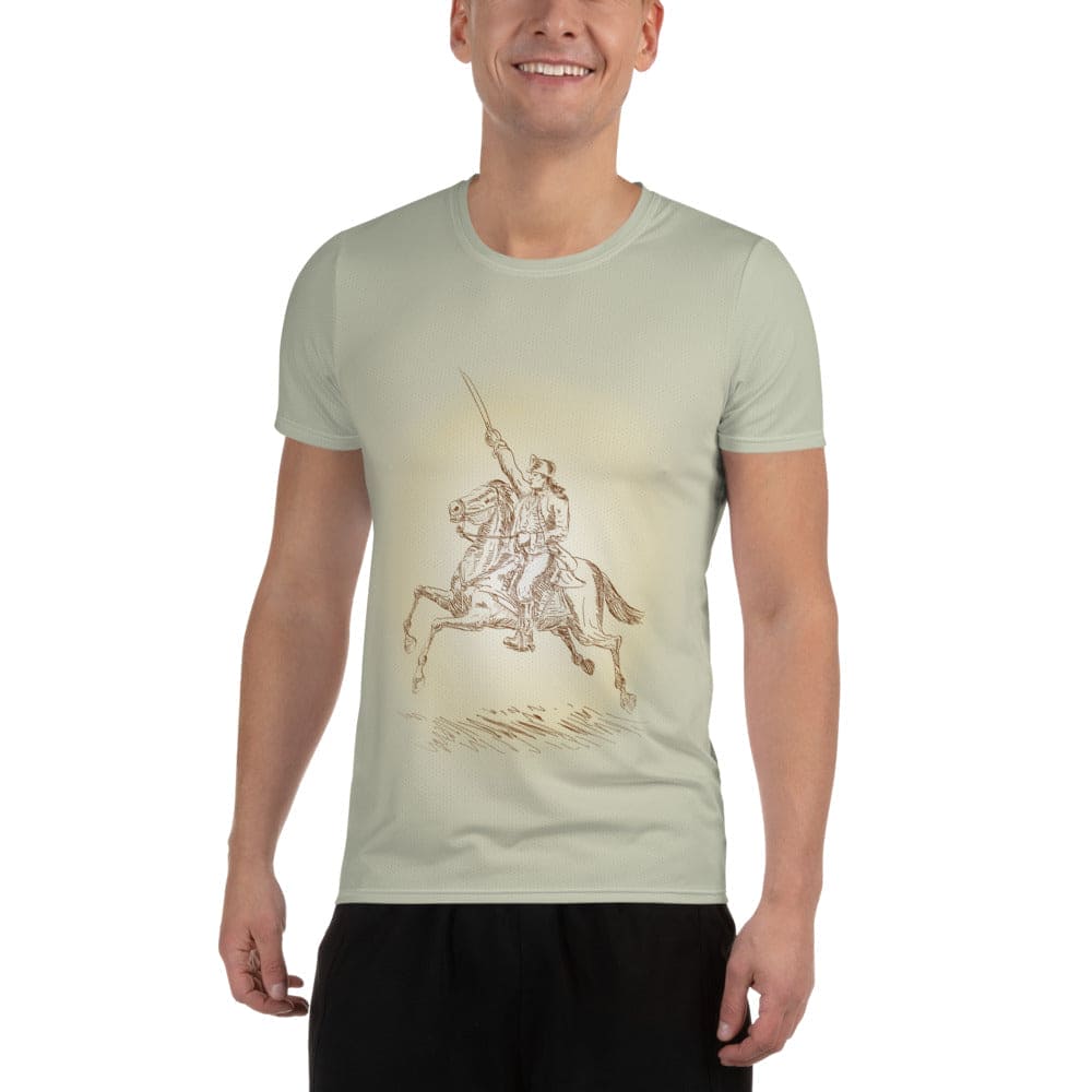 "Soldier On" Men's Athletic T-shirt