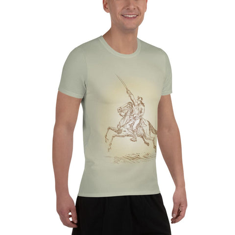 "Soldier On" Men's Athletic T-shirt