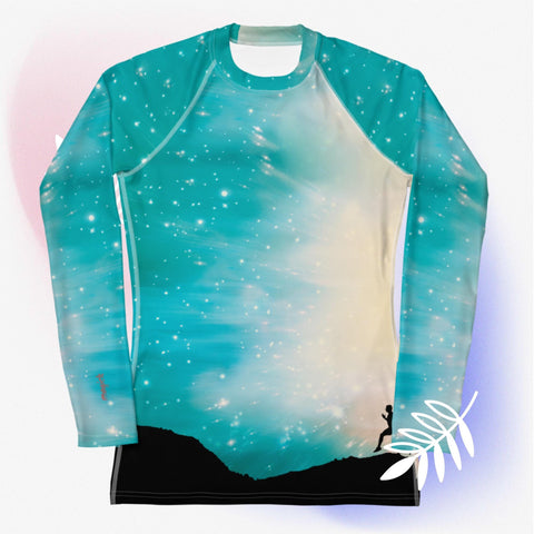 "Lofty Reality" Women's Rash Guard