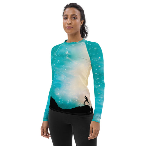 "Lofty Reality" Women's Rash Guard