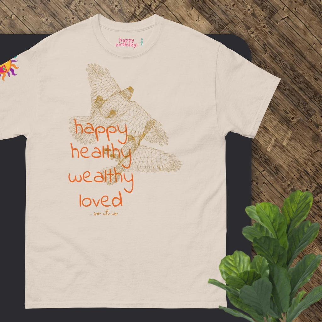 ”Happy Birthday!" Cotton Tee for Men and Women